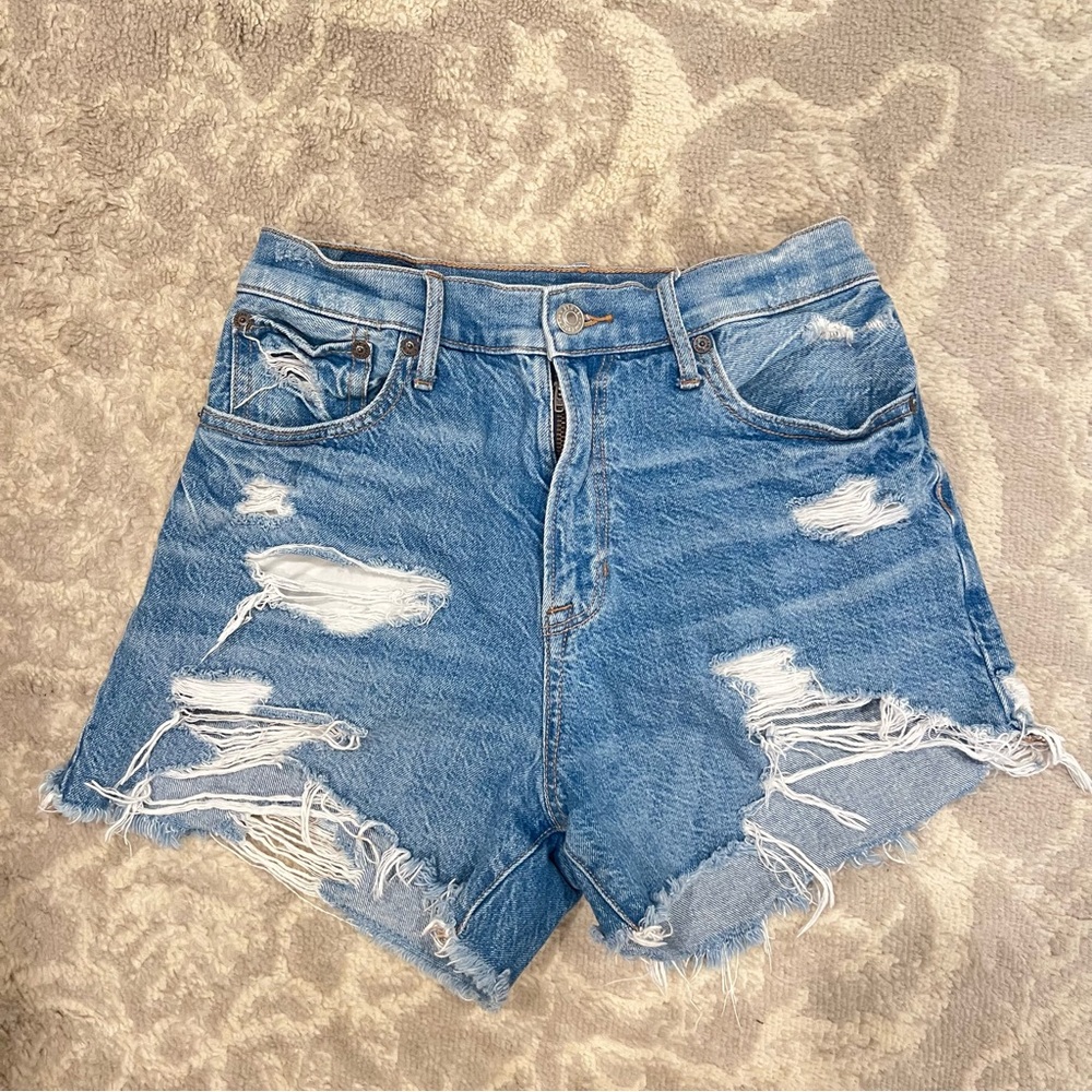 American Eagle Women’s Destroyed Denim Shorts